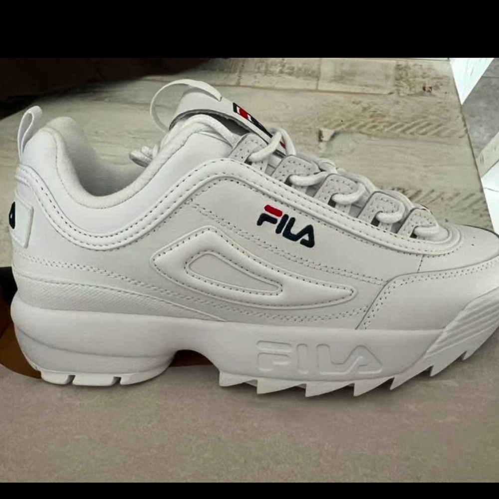 Fila White Athletic Sneakers